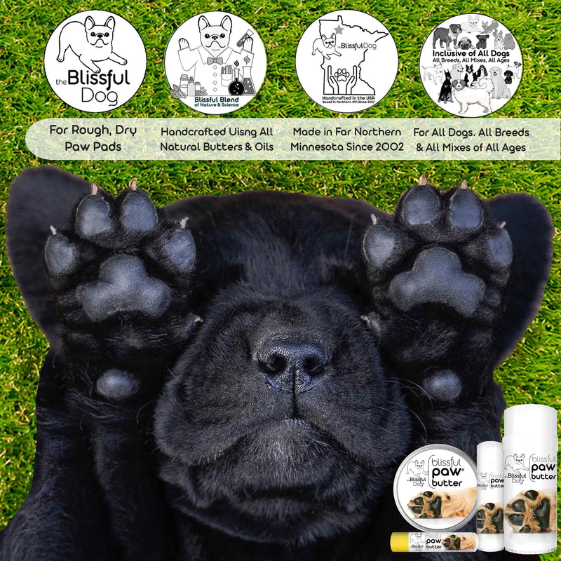 The Blissful Dog Paw Butter, Moisturizer for Dry Paw Pads, Softens and Protects a Rough Paw in Winter, Versatile, Lick-Safe Dog Paw Pad Balm, 1 oz. - PawsPlanet Australia