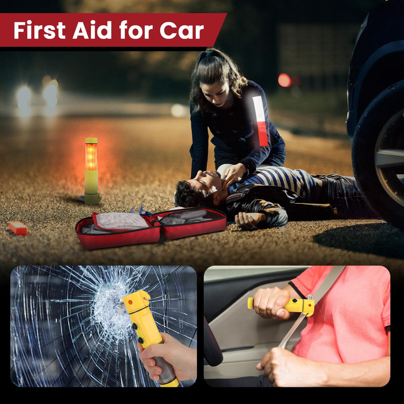 Emergency Trauma First Aid Kit - Large All-Purpose Portable Waterproof Kits for Car, Complete Family Travel. - BeesActive Australia