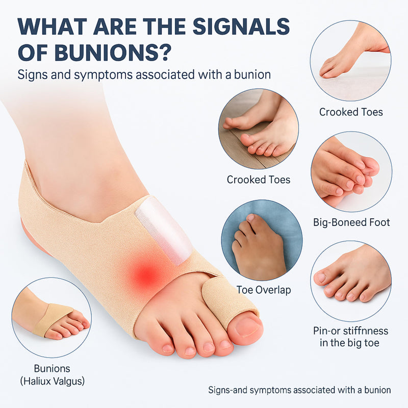 Bunion Corrector Support Brace: Pain Relief & Foot Alignment for Women & Men, 1 Pair for Day & Night Use Spandex 2 Built-in Springs