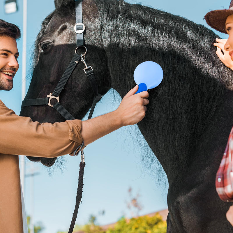 Zhehao 4 Pack Mane and Tail Brush Mane and Tail Horse Brush with Grip, Random Color - BeesActive Australia