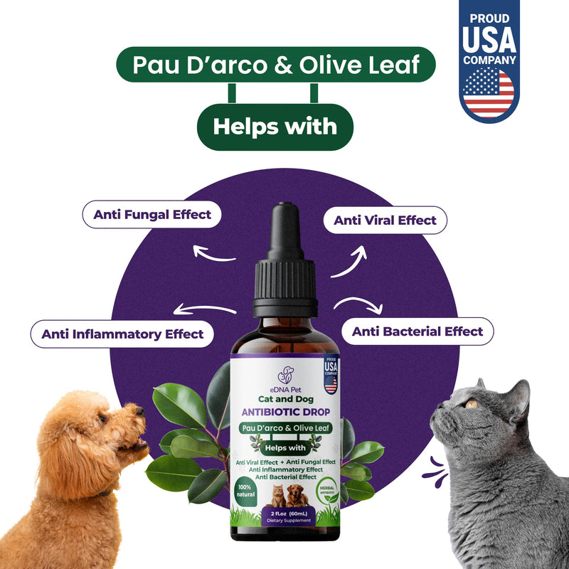 Herbal Supplements for Dogs & Cats | Dog & Cat Health Supplies Drops | Herbal Remedy with Cranberry, Respiratory & Cold Drop | 2 Fl.Oz