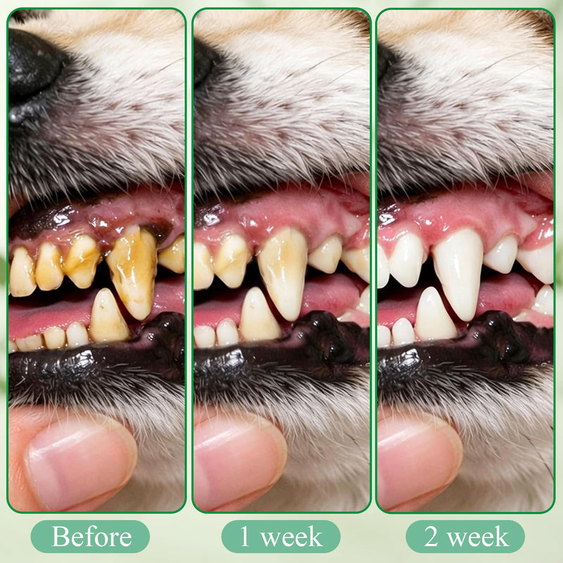 2Pcs Dog Dental Care Spray,Dentaclean Spray for Dogs,Dental Formula Water Additive for Dogs,Fresh Breath & Teeth Care for Your Pet