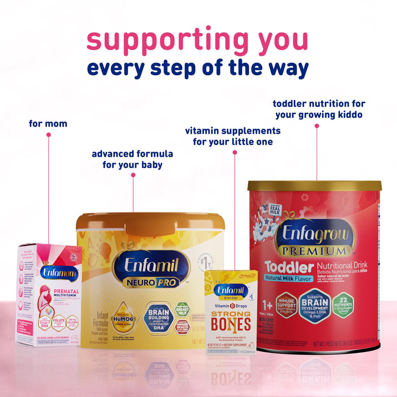 Enfamom Prenatal Vitamin Supplement for Pregnant and Lactating Women from Enfamil, 30 Softgels, Omega-3 DHA + Folate + Calcium