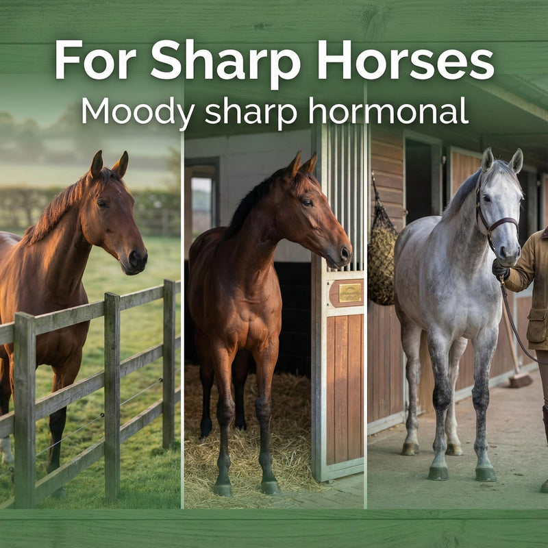 Steady | Daily Horse Calming Supplement | Magnesium, Vitex (Chasteberry) & Chamomile | Non-Sedative, Molasses-Free Magnesium Horse Calmer Powder 500g | 2 Month Supply