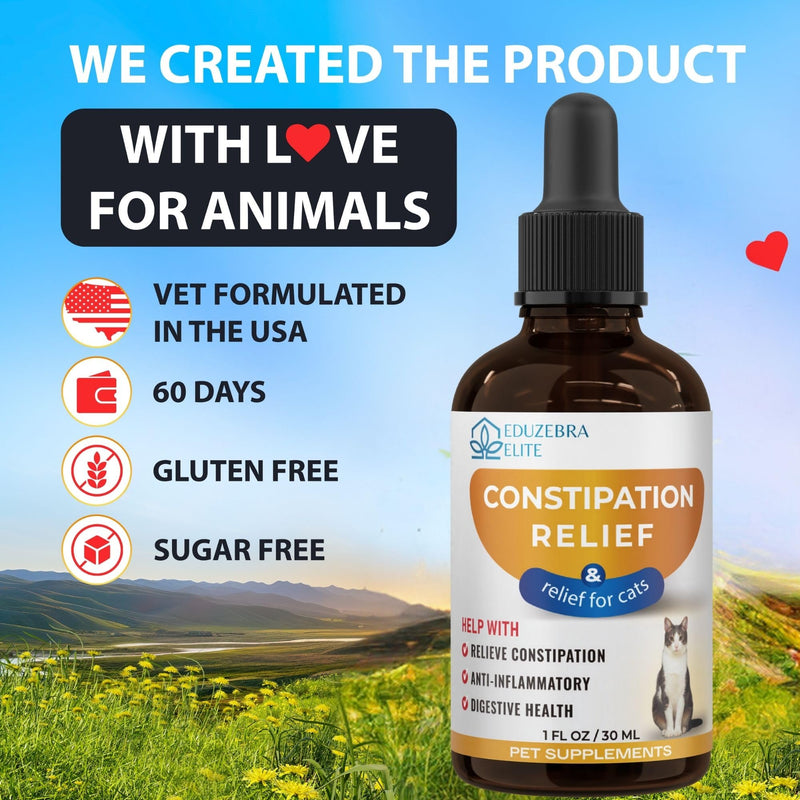 Cat Constipation Relief, Constipation Relief for Cat, Cat Laxative Constipation Relief, Cat Stool Softener, Cat Laxative, Promotes Digestive Health. - BeesActive Australia