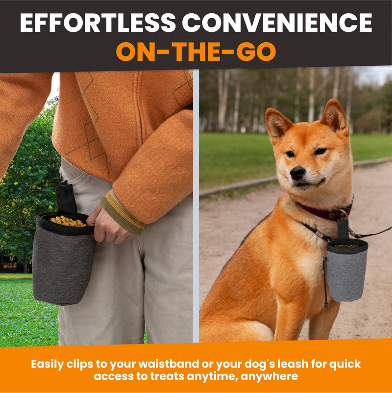 Dog Treat Pouch for Training - Puppy Treat Pouch with Water Proof Liner, Premium Dog Training Treat Pouch - Easy to Wear Dog Treat Pouches for Pet Training, Dog Treat Holder for Leash, Dog Travel Bowl - BeesActive Australia