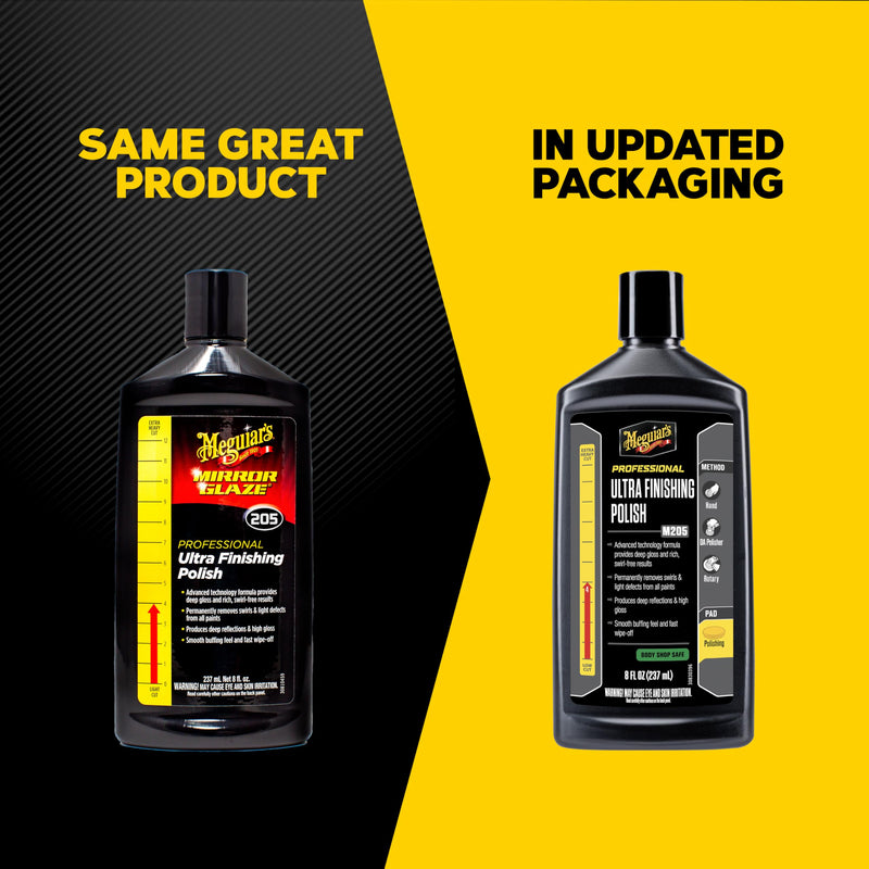 Meguiar's Professional M205 Ultra Finishing Polish Mirror Glaze, 8oz