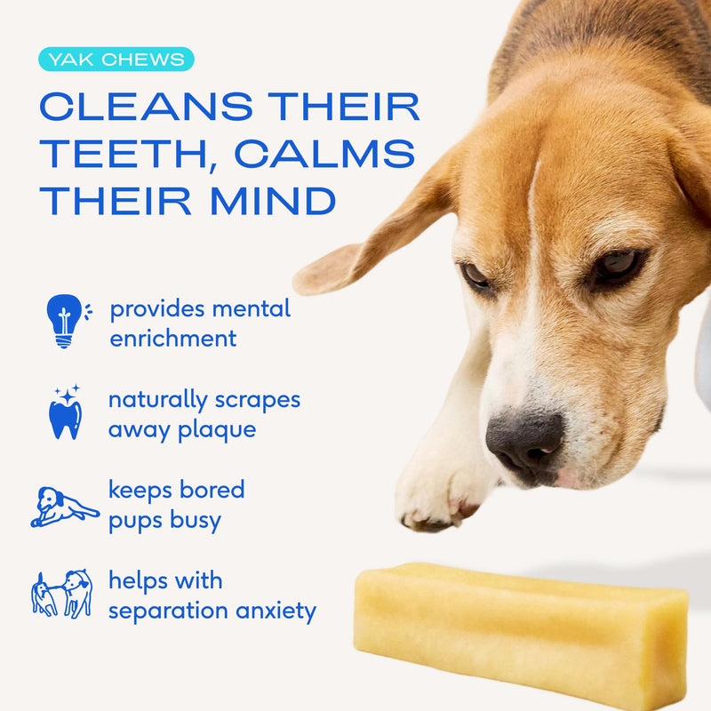 Native Pet Anxiety & Joint Relief Bundle: Relief Chews for Dogs (30 Air-Dried Chews) Yak Chews for Dogs (5 Small Chews) - Anti-Inflammatory for Strong Joints & Dental Sticks Made with Yak Cheese
