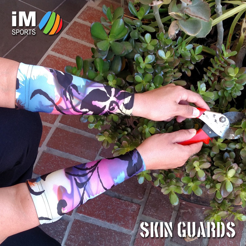 Skin Guards Skin Protection Forearm Sleeves - Made in USA - Pair X-Small-Small Light - BeesActive Australia
