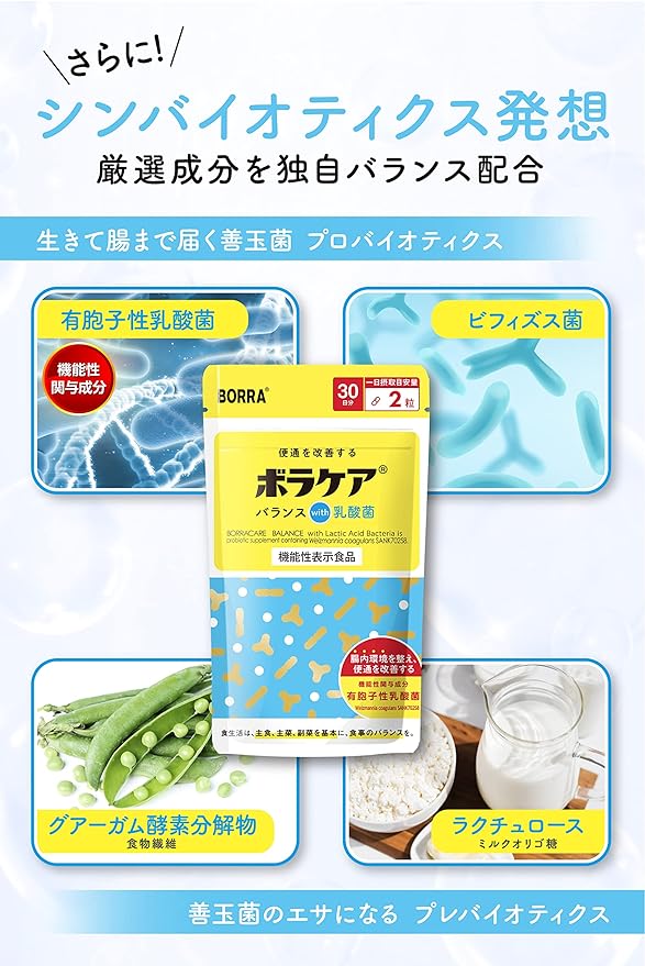 [Foods with functional claims] Lactic acid bacteria Bifidobacterium supplement (spore-forming lactic acid bacteria) [Probiotics x prebiotics (dietary fiber, etc.)] Synbiotics Intestinal activity Intes - BeesActive Australia