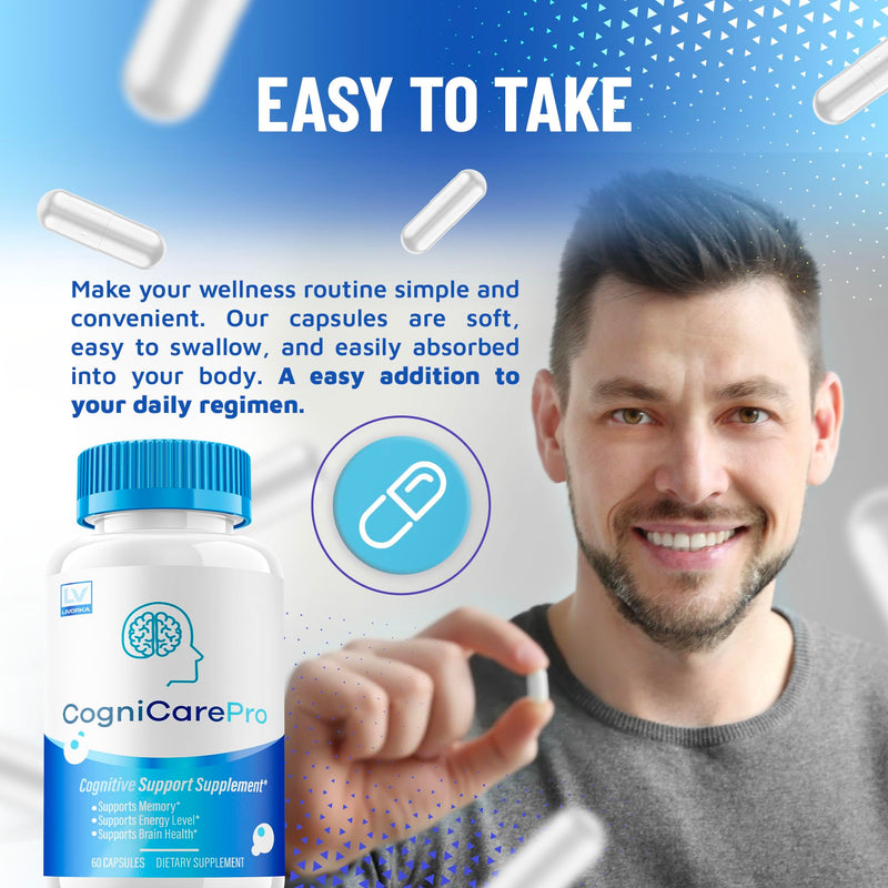 Cognicare Pro Capsules, Cognicare Pro, Cognicare Pro Pills, Advanced Formula, Cognicare Pro Vitamins, Cognicare Pro Formula 60 Capsules for 1 Month