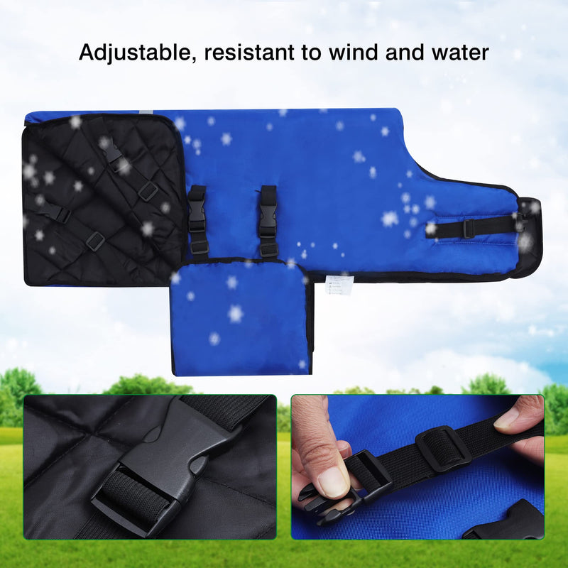 Calf Goat Blanket Jackets Saver Coat for Winter Waterproof Livestock Calves Warm Blankets (Cotton-Padded) cotton-padded - BeesActive Australia