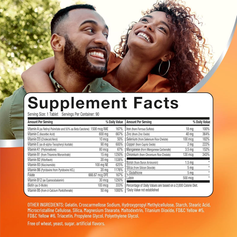 Basic Brands - Powerall Multivitamin - 90 Tablets - 2-Pack 90 Count (Pack of 2)