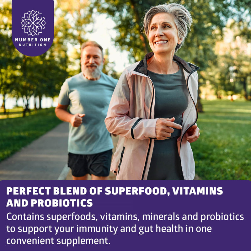 2-Pack N1N Premium 10-in-1 Immune Support Supplement [10 Potent Ingredients] with Elderberry, Vitamin C, Zinc, Echinacea, Turmeric Curcumin, Garlic and Probiotics for Adults, 120 Veg Caps 60 Count (Pack of 2)
