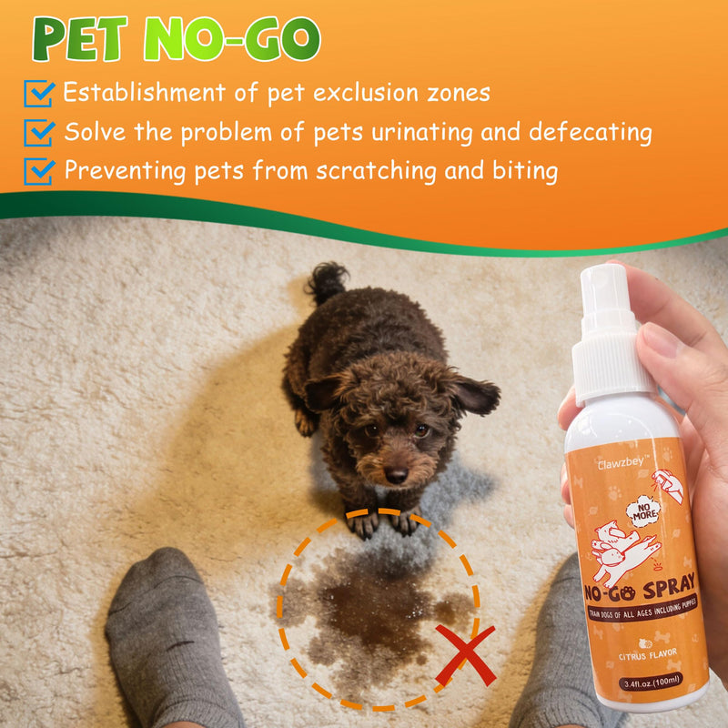 Dog Potty Training Spray Set, No-Go Spray & Here Potty Training Spray, Puppy Essentials, Stops Urination & Marking, Indoor and Outdoor Use (1.7 fl oz, 2 Pack) 1.7 fl oz Each