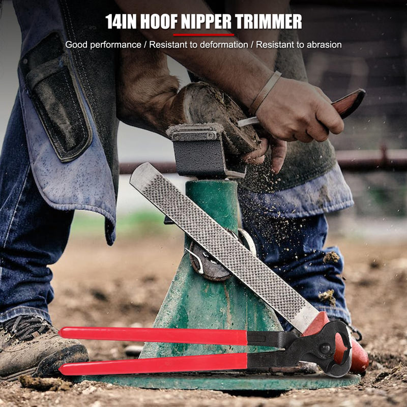 EVTSCAN Hoof Nipper Trimmer 14in Hoof Clippers Horseshoe Pliers Hoof Trimming Tools Horse Equipment Equestrian Supplies - BeesActive Australia