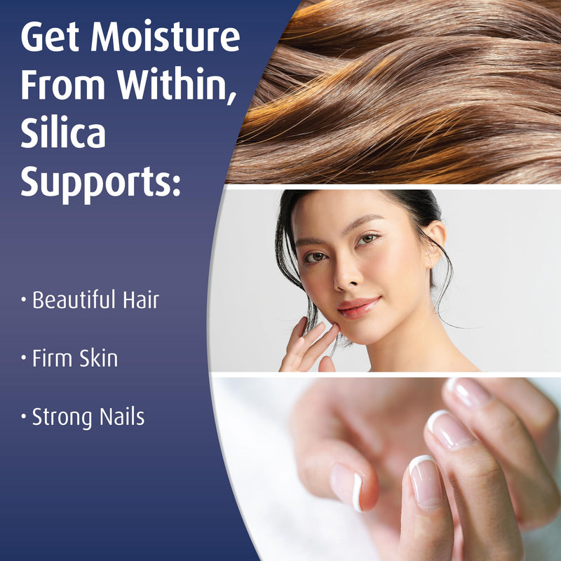 Gel for Hair, Skin, Nails, and Connective Tissue, Pure Colloidal Silica Gel Formula, 17 fl oz/500 ml, Includes Sample of Iron Vital 10 ml