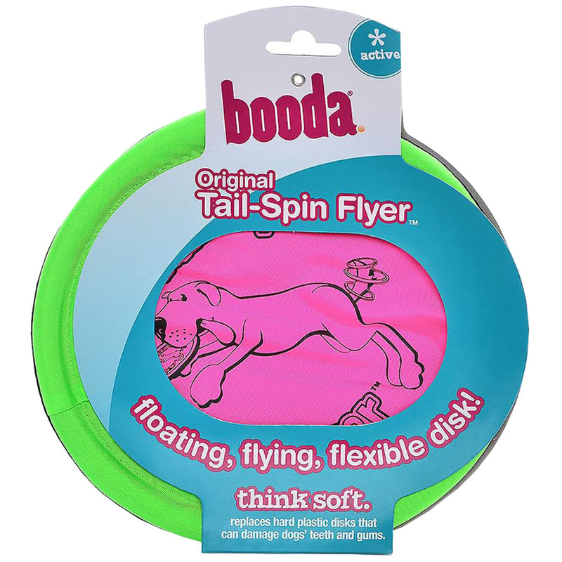 Booda Tail-Spin Flyer 10" Diameter Floppy Dog Frisbee (Pack of 2) - BeesActive Australia