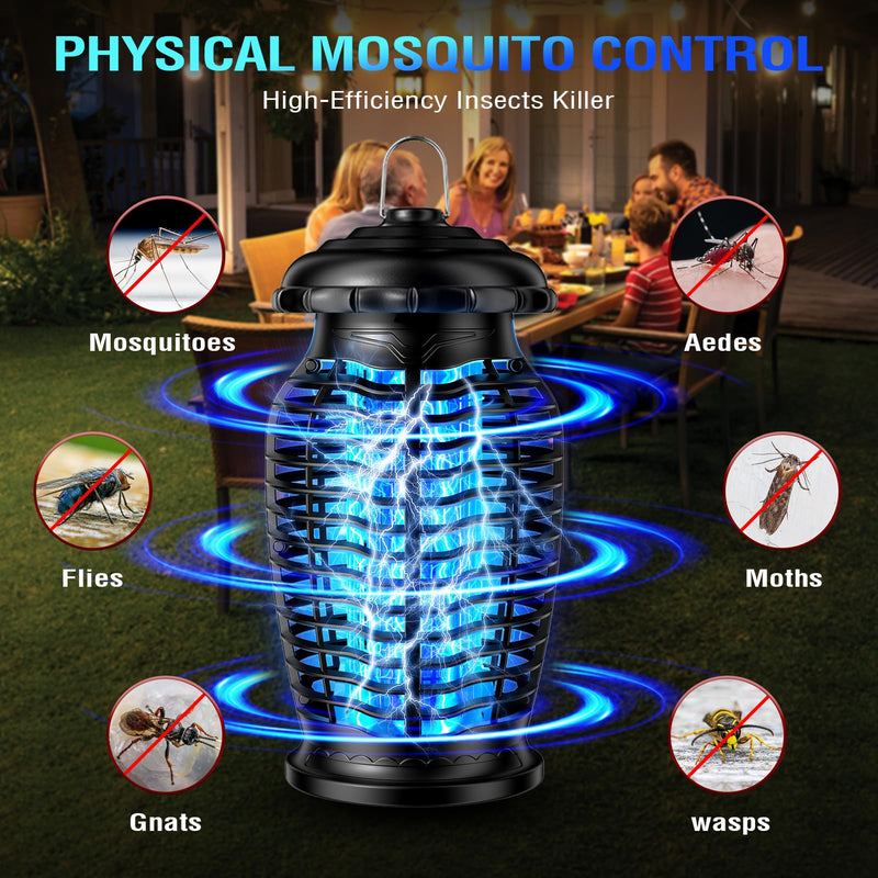 Bug Zapper Indoor/Outdoor Electronic Mosquito Zapper Fly Traps Mosquito Repellent Killer for Home, Patio, Backyard Blue - BeesActive Australia