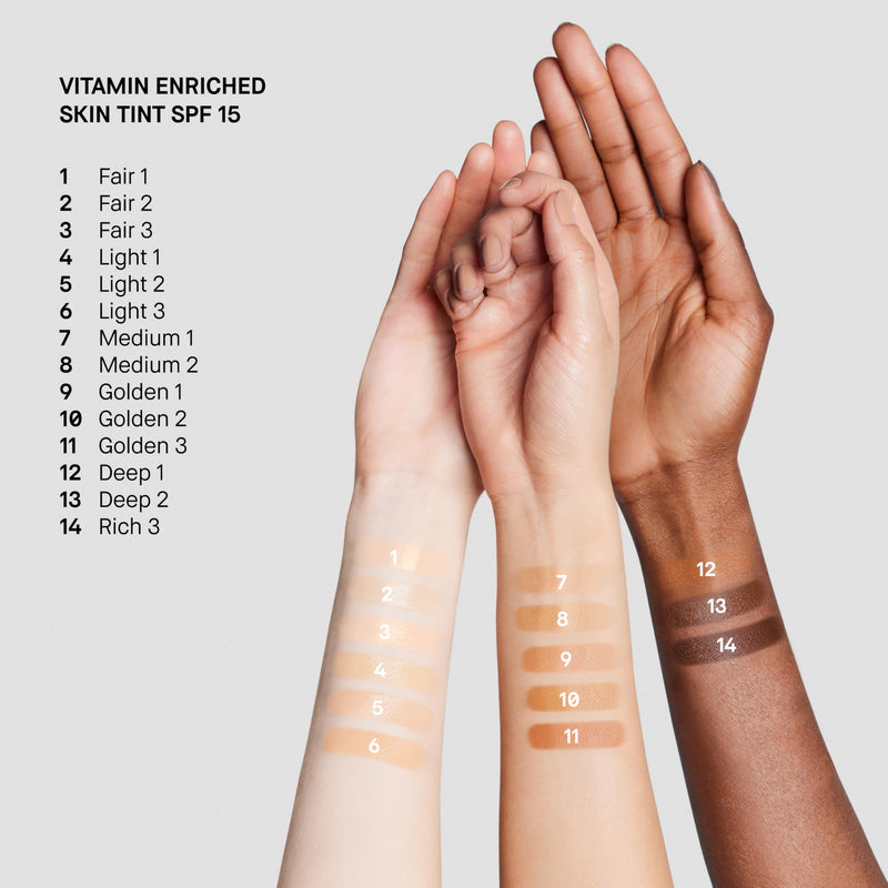 Bobbi Brown Vitamin Enriched Skin Tint SPF 15 | Broad Spectrum SPF Skin Tint | Hydrating Tinted Moisturizer | Vitamins B, C, & E, 1.7 Fl Oz 07 Medium 1 (Medium Warm Beige)