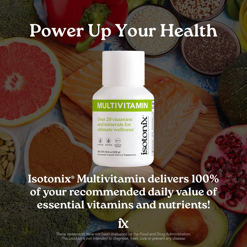 Isotonix Multivitamin Powder Without Iron for Women & Men, 90 Servings | Iron-Free Isotonic Multivitamin with Methylated B Vitamins, Antioxidants & Minerals. Vegetarian, Gluten-Free, Non-GMO