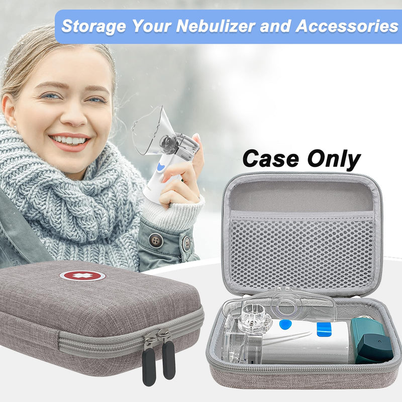 Carrying Case for Portable Nebulizer, Travel Medical Bag, Hard Emergency Medical Bag for Inhaler Spacer Case for Adults(Bag Only) - BeesActive Australia