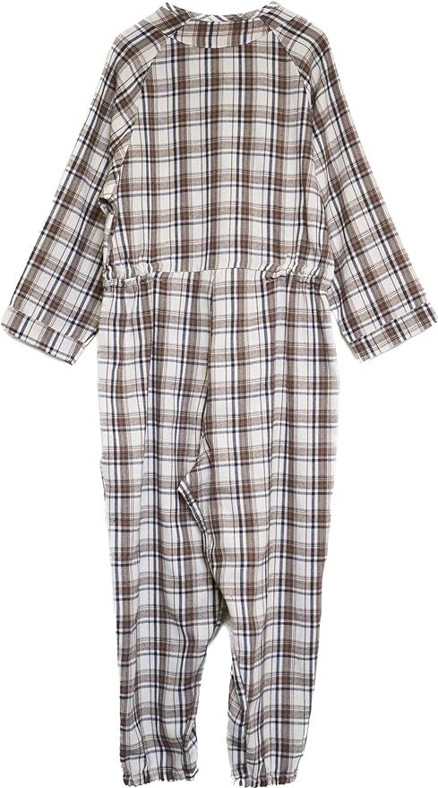 Nursing Coverage, Candelabra Countermeasure, Autumn, Winter, Checkered Pattern, Unisex Caregiver, Nursing Care Nema, Nursing Pajamas, Nursing Clothing - BeesActive Australia