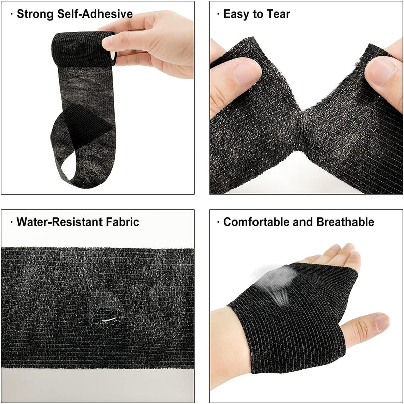 Self-adhesive bandage, 8 rolls x 7.5 cm x 4.5 m plaster roll bandage material, elastic bandage fixing bandage adhesive bandage self-adhesive - BeesActive Australia