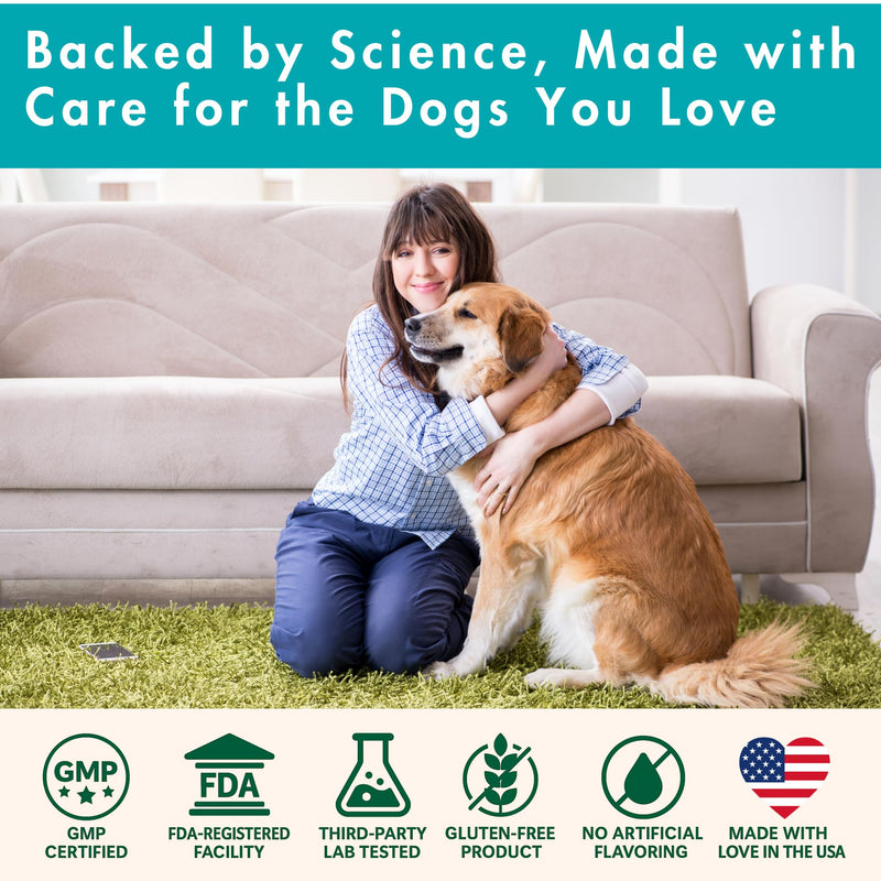 Allergy Relief for Dogs - Dog Itchy Skin & Dog Skin Allergies Treatment Chews with Natural Antihistamine, Colostrum, Salmon Oil, Probiotics for Seasonal Allergies Dogs - 120 Beef Flavor Soft Chews