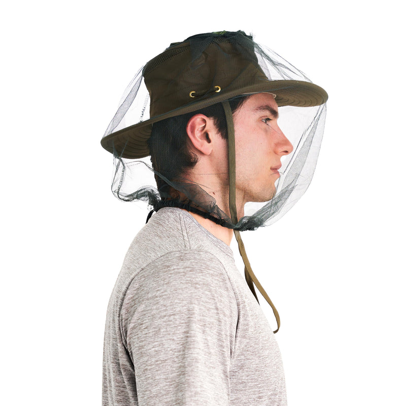 Coghlan's Mosquito Head Net: Ultra-Fine Mesh Netting Protection Against Bugs Gnats Flies Insects, for Outdoor Camping One Size