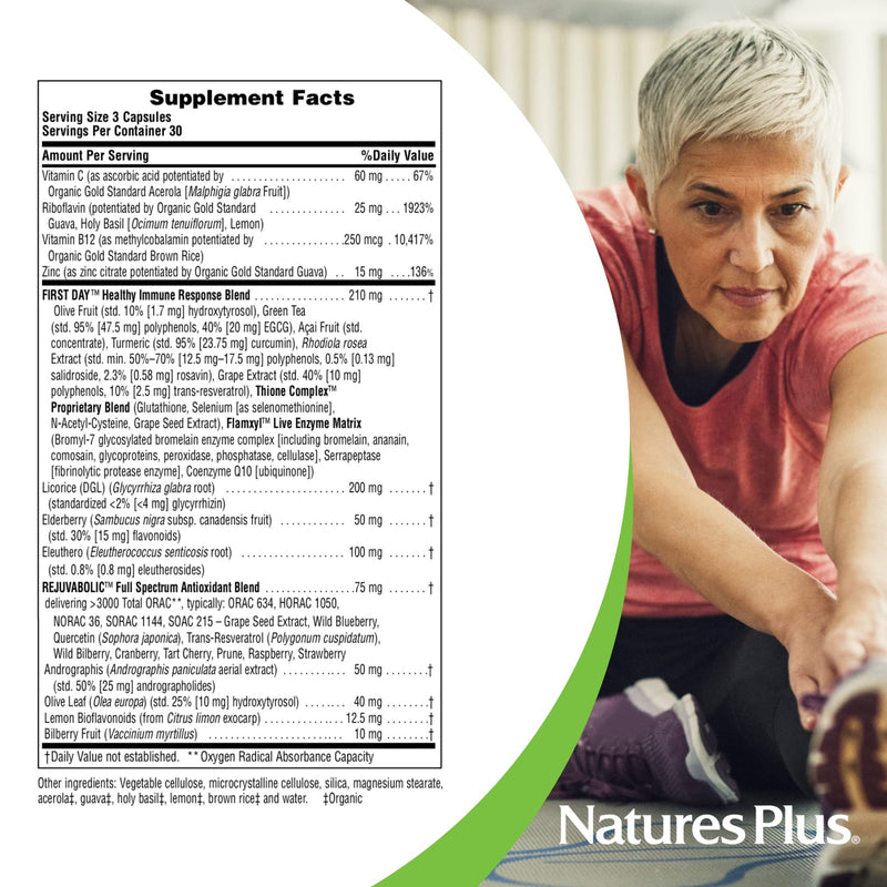 NaturesPlus AgeLoss Lung Support - 90 Capsules - Vegetarian, Gluten Free - 30 Servings