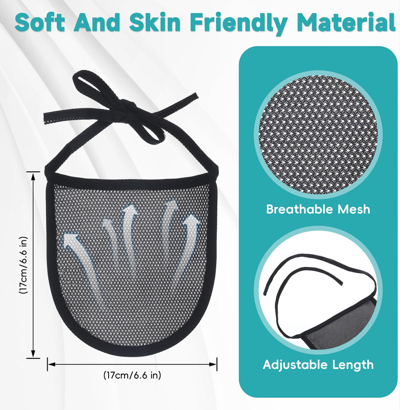 JFMkaer 4pcs Tracheostomy Dust Cover | Neck Stoma Guard Protector, Adjustable Breathable for Tracheostomy Care Dual Layers - BeesActive Australia