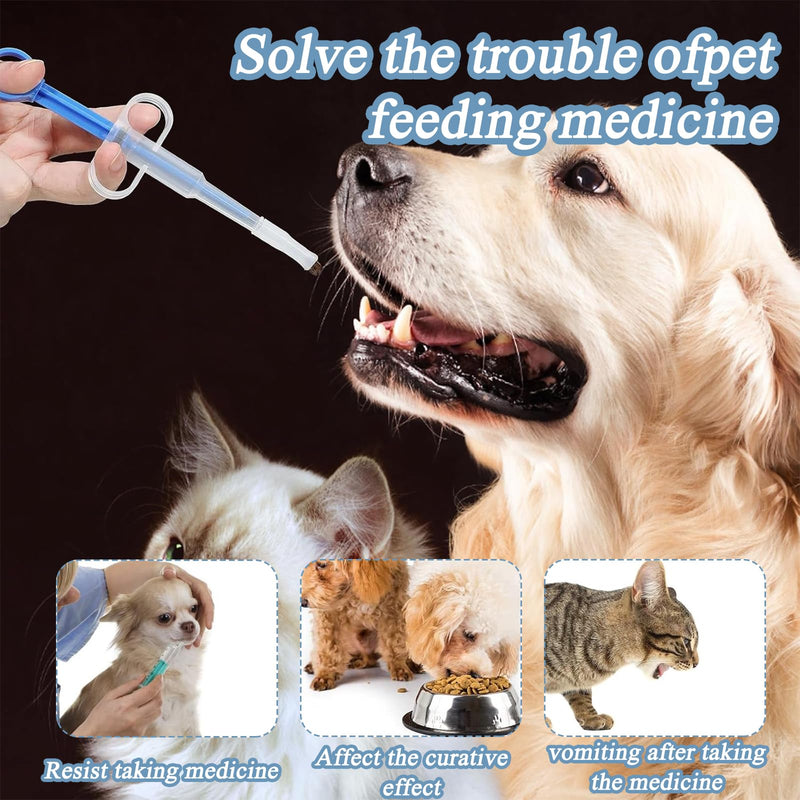 stroyayo Pack of 6 tablet dispensers for cats, reusable, easy medication administration, tablet dispenser for cats, ideal tool for baby animals, for cats and small pets - BeesActive Australia