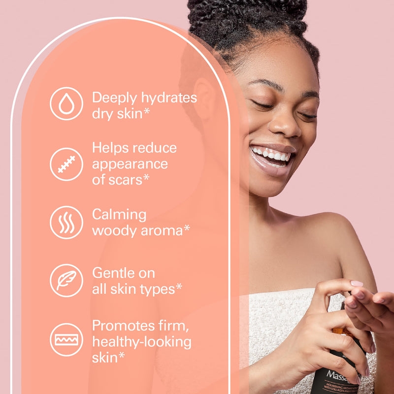 Frankincense Essential Massage Oil for Scars, Stretch Marks & Fine Lines, Firming, Hydrating, Smoothing & Calming Formula with Collagen, Stem Cells, Lavender & Grapefruit, 8 fl oz, by M3 Frankincense Massage Oil 8 fl oz