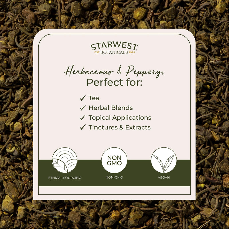 Starwest Botanicals Organic Goldenseal Root - Dried Loose Leaf Herb for Tea, Herbal Blends, & Cooking, Pure & Natural Hydrastis Canadensis, Cut & Sifted, Certified Kosher, Non-GMO - 4 oz Pouch - BeesActive Australia