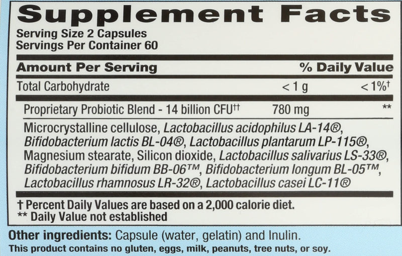 Pb 8, Probiotic 8 Strain, 120 Count