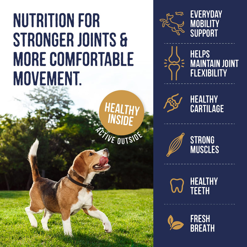 Harley & Marley Joint Health Super Bites for Dogs - Joint Supplements with Glucosamine, Green-Lipped Mussel & Spirulina - Hip & Joint Care & Arthritis Pain Relief for Senior Dogs - 4pk (50/pk) Pack of 4
