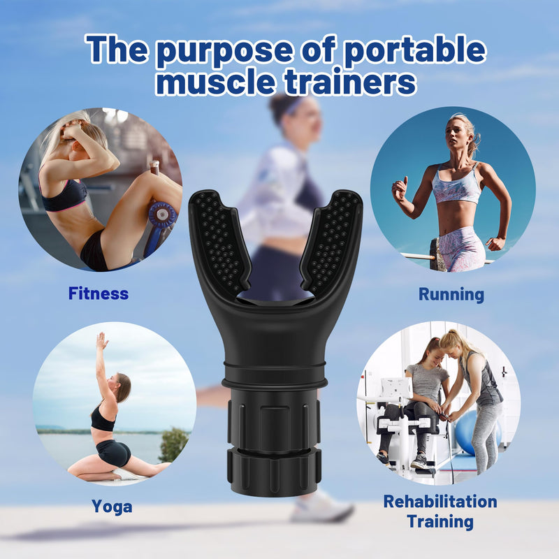 Portable Breathe Trainer with Pure Silicone Adjustable Oxy-fit Breathing Trainer, Exercise Device with Variable Settings, Improve Strength and Endurance, Easy to Clean and Use - BeesActive Australia