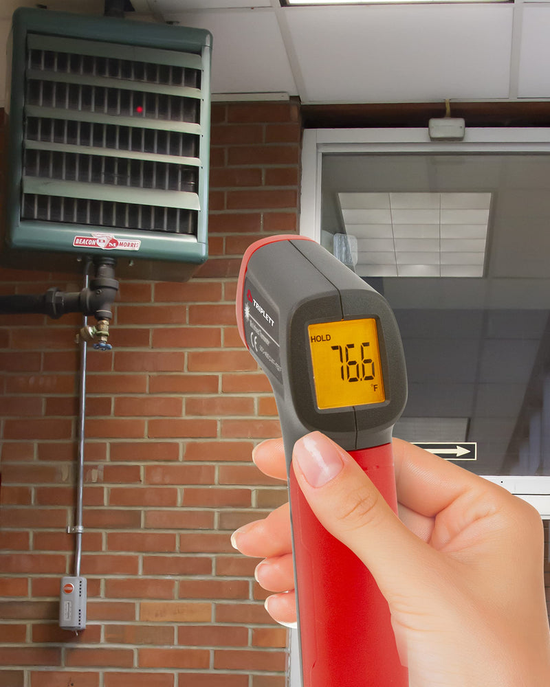 Triplett IRT225 10:1 Non-Contact Mini IR Thermometer, -4 to 752°F (-20 to 400°C)