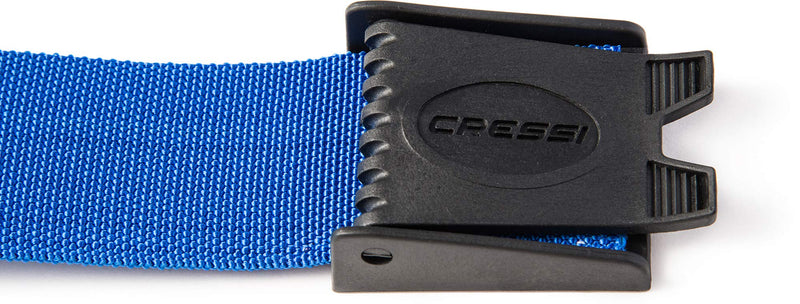 Cressi Nylon Weight Belt with Hard Plastic Buckle for Freediving and Spearfishing- Kos - Designed in Italy by Cressi Blue - BeesActive Australia