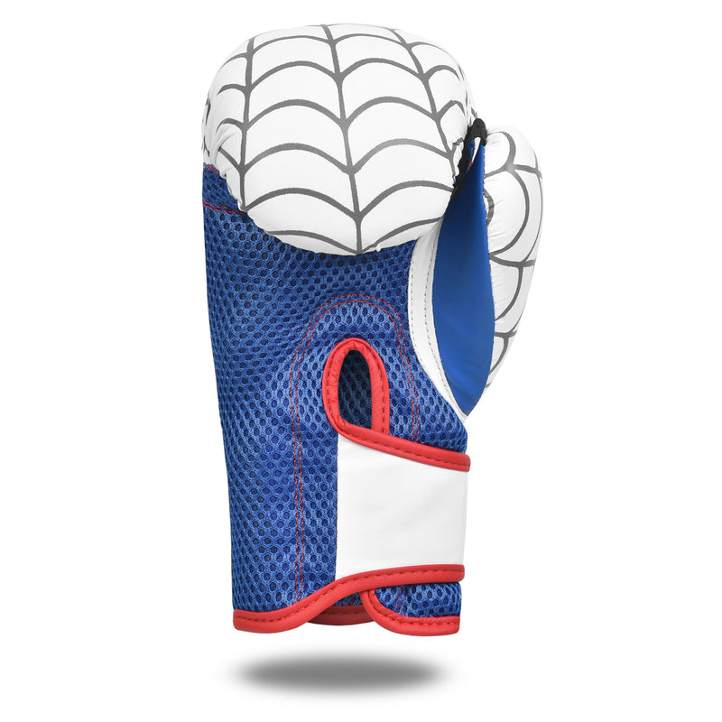 Kids Boxing Gloves 6oz | Youth Gloves for Kickboxing, Muay Thai, MMA | Children's Bag Gloves for Punching Bag WHITE/BLUE