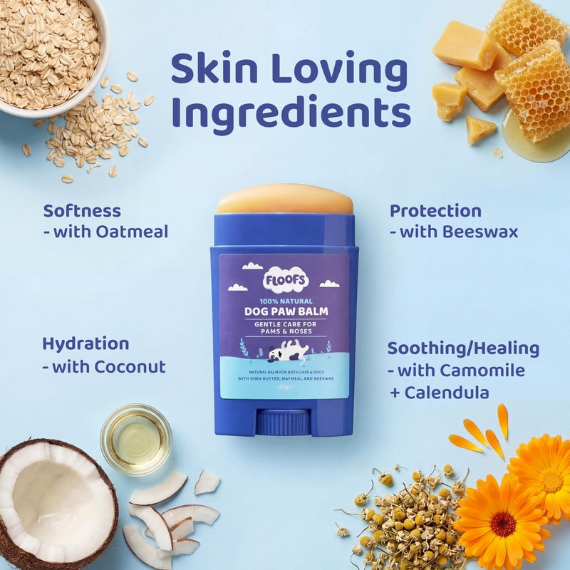 Dog Paw Balm, Paw and Nose Balm for Dogs. All Natural Paw Balm for Dogs. Easy Application Dog Moisturiser, Great for Cracked Paws and Dry Noses, 41g