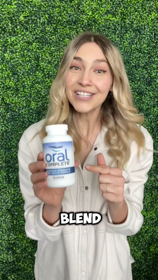 Oral Complete 11-in-1 Dental Probiotics, Bad Breath Treatment Halitosis Tonsil Stone with Non-GMO with BLIS K12, Ashwagandha and Collagen, 120 Capsules 120 Count (Pack of 1)