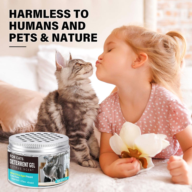 Cat Deterrent Gel, Cat Repellent Indoor, Cat Scratch Deterrent for Pet Behavior Training, Prevent Cats Scratching Furniture, Sofas, Curtains & Plants - BeesActive Australia