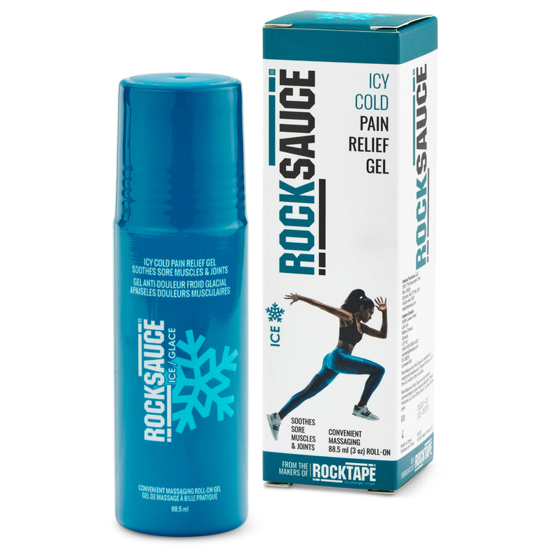 RockTape RockSauce Ice Cooling Muscle Relief Cream with Menthol, 3 Ounce 3 Ounce (Pack of 1) - BeesActive Australia