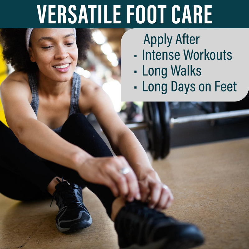 NUVADERMIS Tea Tree Oil Foot Cream – Effective Recovery Cream for Dry, Cracked Feet, Athlete’s Foot, Ringworm & Itchy Skin – Soothing Moisturizer – 7 oz - BeesActive Australia