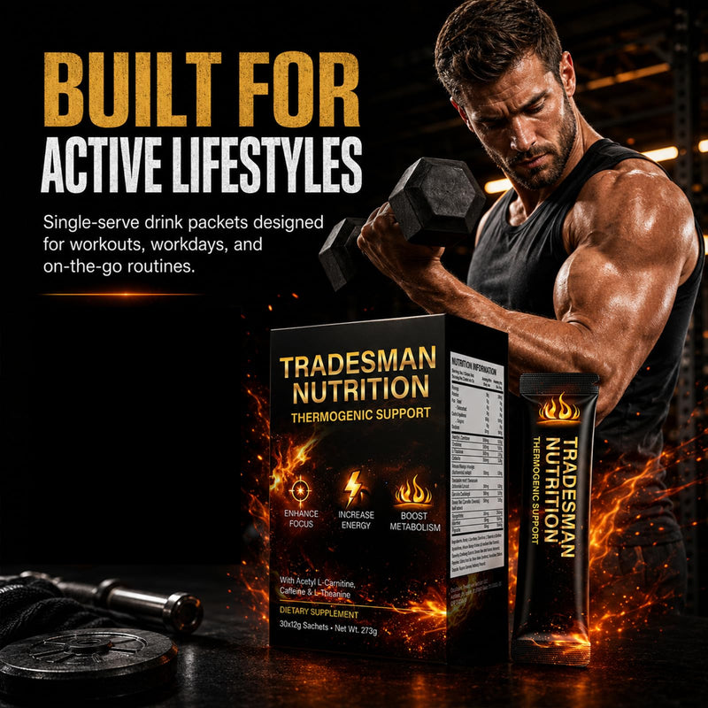Shred, Tradesman Nutrition Energy Drink Supplement Vitamin 1PCS
