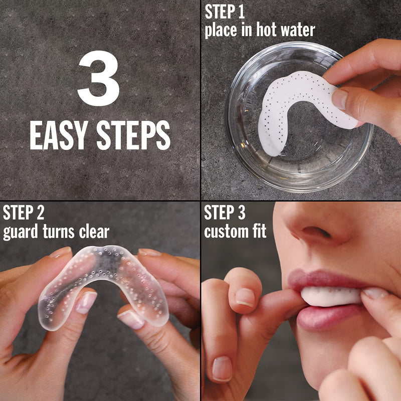 Nighttime Dental Protector – Comfortable Mouth Guard for Bruxism - Custom Fitted Protection for Teeth Grinding and Jaw Clenching Plus Storage Case