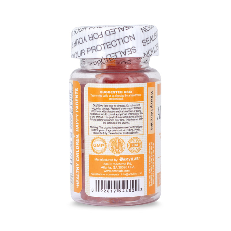 Kids Gummy Multivitamin, Growth & Immunity, 30 ct | Complete daily vitamins for children with essential nutrients; natural fruit flavor, easy to chew Kids Gummy Multivitamin