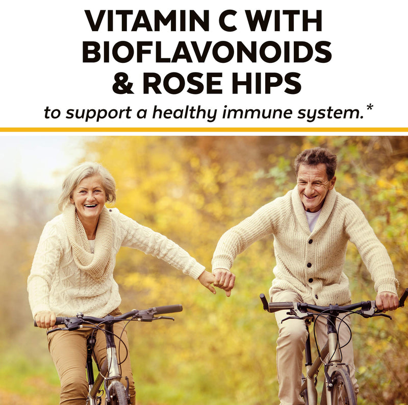 Viva Naturals Vitamin C, 1000 mg, 250 Vegetarian Capsules – with Citrus Bioflavonoids & Rose HIPS, Non-GMO for Immune Support & Antioxidant Protection 250 Count (Pack of 1)